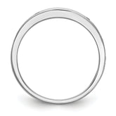 14k White Gold Blue Sapphire Complete Channel Band